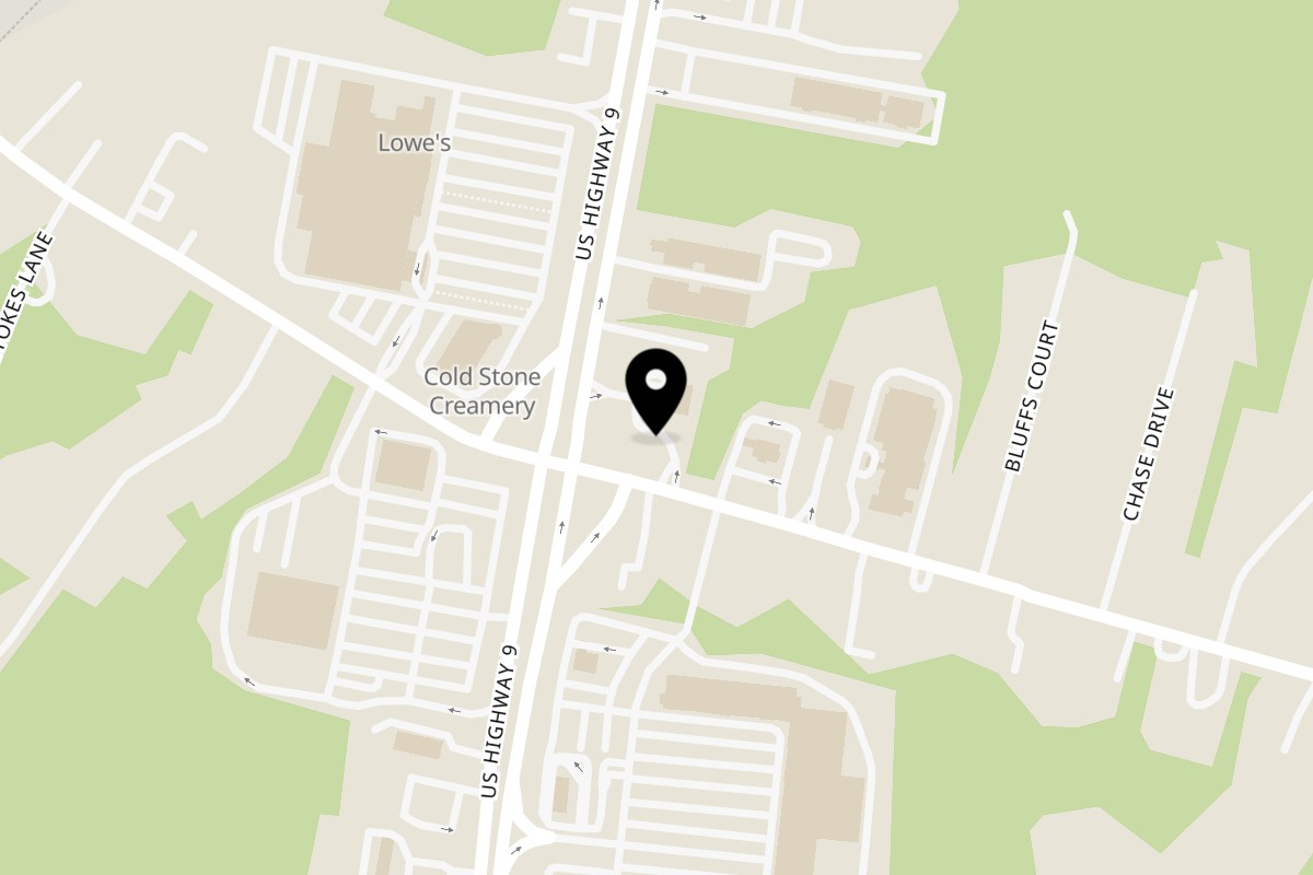 Map showing the location of The Pickled Herring on 96 US-9 in Morganville